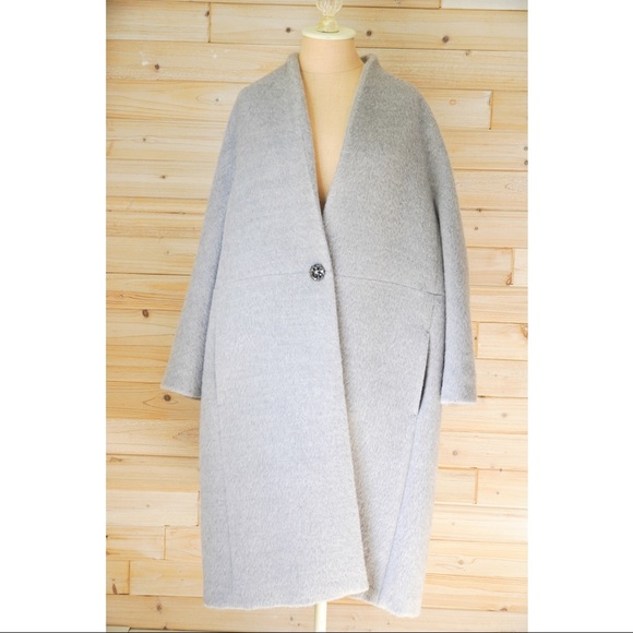 Escada Jackets & Blazers - Escada Oversized Alpaca Wool Coat